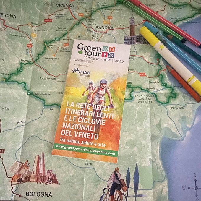 Fiab e Regione Veneto - Mappa Cicloturistica 2024